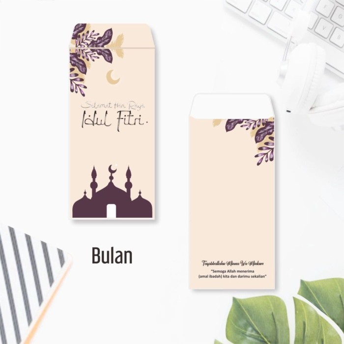

Amplop Panjang Lebaran Unik Fitri Angpao Ramadan