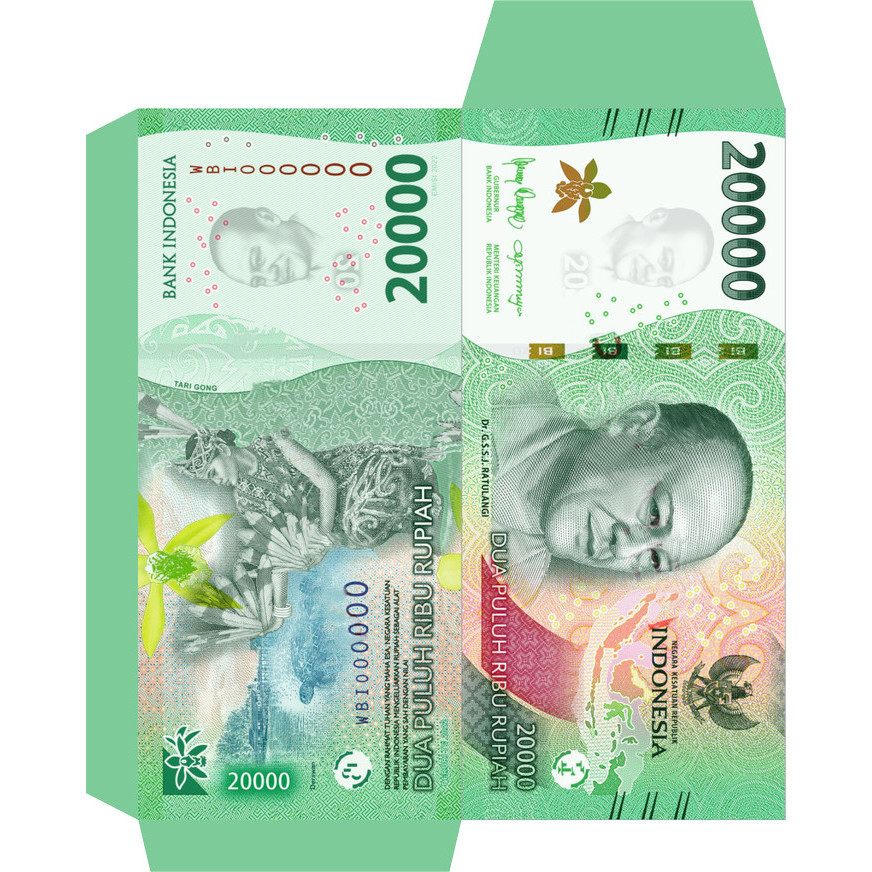 

Amplop Lebaran Motif Uang Ukuran Panjang