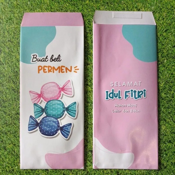 

Amplop Lebaran Buat Beli Permen. 1 Pack Isi 8. Free Perekat