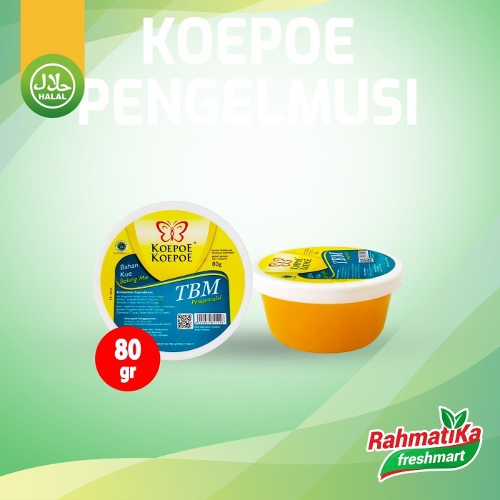 

Tbm Pengemulsi Koepoe Koepoe / Bahan Kue / Baking Mix 80 Gram