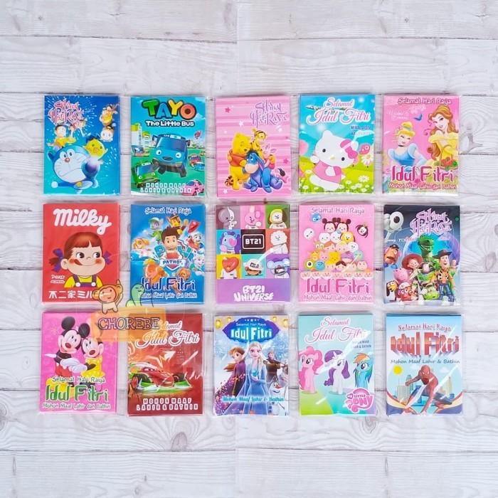 

10Pcs Amplop Angpao Idul Fitri Lebaran Kter Kartun S