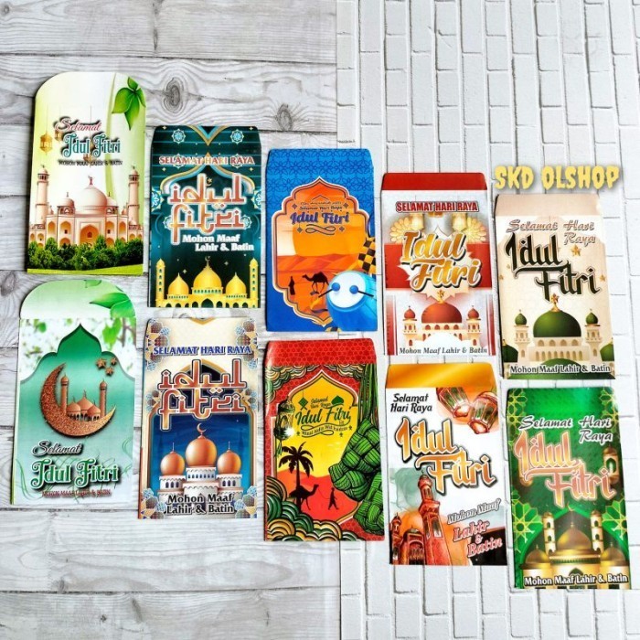 

Amplop Lebaran Ampau Lebaran Masjid Kter Df Isi 100 Lembar Mix 10