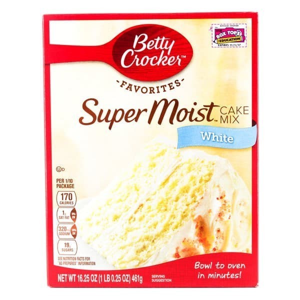 

Betty Crocker Tepung Bahan Kue Lu Putih 461 G Super Moist White