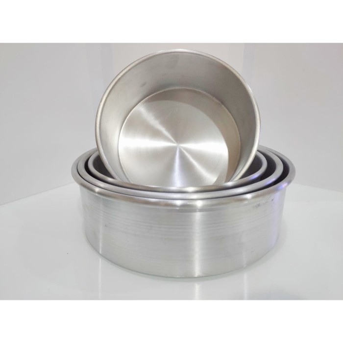 

Loyang Bulat 16Cm Tanpa Samn Bahan Tebal Round Pan Kue Cake 16 Cm