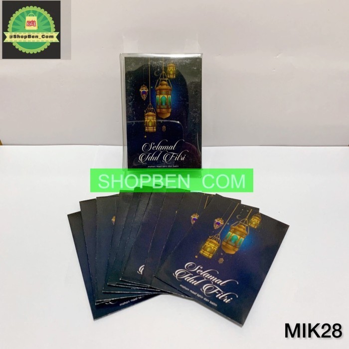 

Amplop / Angpao Lebaran Hari Raya Idul Fitri 2022 Kemasan Mika 26-30