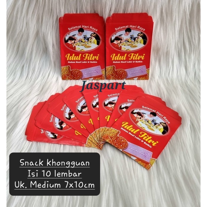 

Amplop Lebaran Idul Fitri Snack Unik Kekinian 1 Pack Isi 10