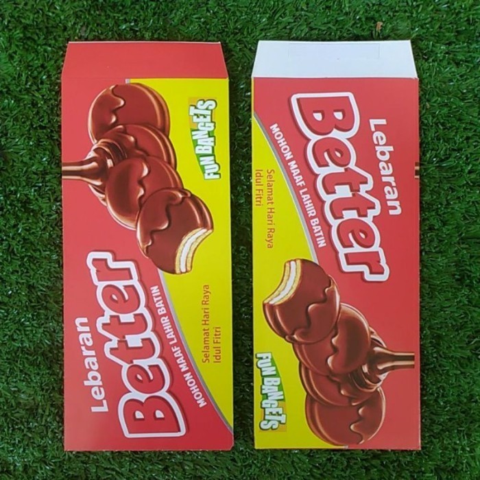 

Amplop Lebaran . 1 Pack Isi 8.Free Perekat Di Tutup Amplop