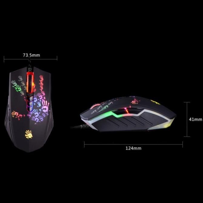Bloody A60 Optic Micro Switch Gaming Mouse - stelladustore