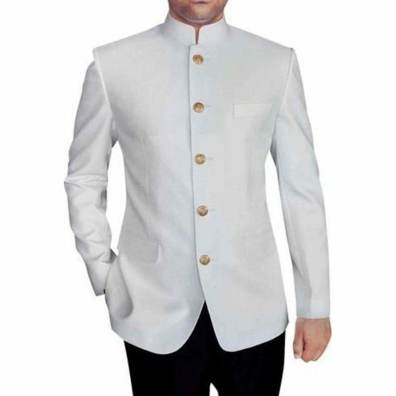 [MADE BY QUALITY] Jas koko pria / Jas Pria Mandarin Warna Putih