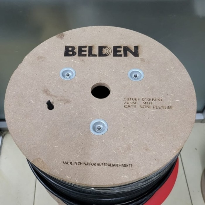 Termurah Kabel Lan Ftp Belden Cat6 Outdoor 305M Roll / Belden Outdoor Cat 6 Rol
