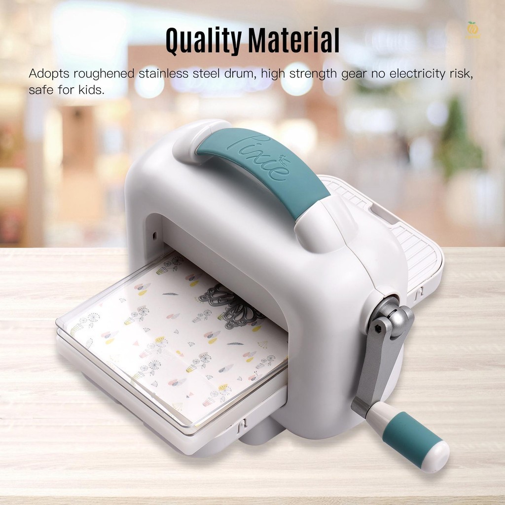 

EQ Die Cutting & Embossing Machine Portable Manua Paper Cutter Card Making Supplies for Arts Crafts Paper Scrapbooking Cardmaking Fabric DIY Kits Home Decor