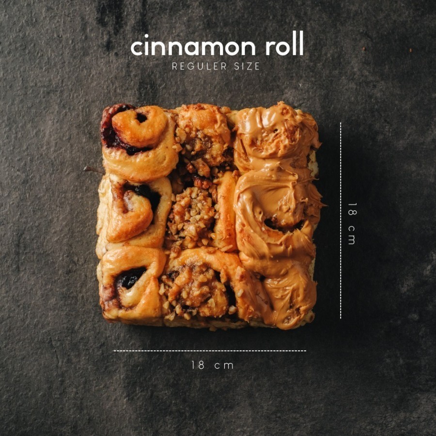

Cinnamon Roll KUDEKA Reguler Size Dessert Sarapan Bandung