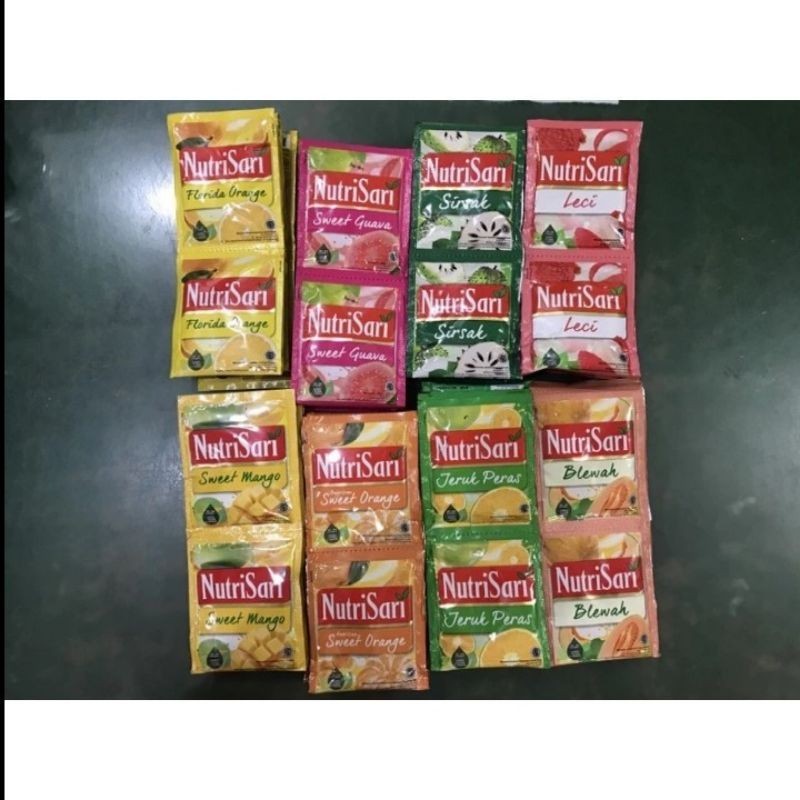 

nutrisari minuman serbuk instant aneka rasa