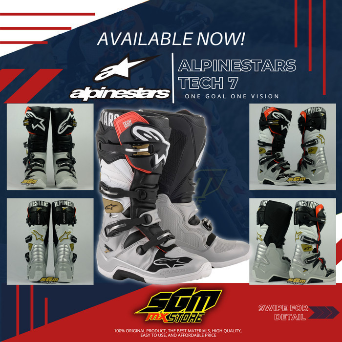 PROMO SEPATU TRAIL ALPINESTARS TECH 7 SERIES #ORIGINAL