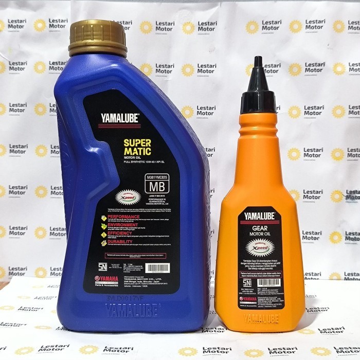 PROMO PAKET OLI MOTOR NMAX YAMALUBE SUPER MATIC 1L ASLI YAMAHA #ORIGINAL