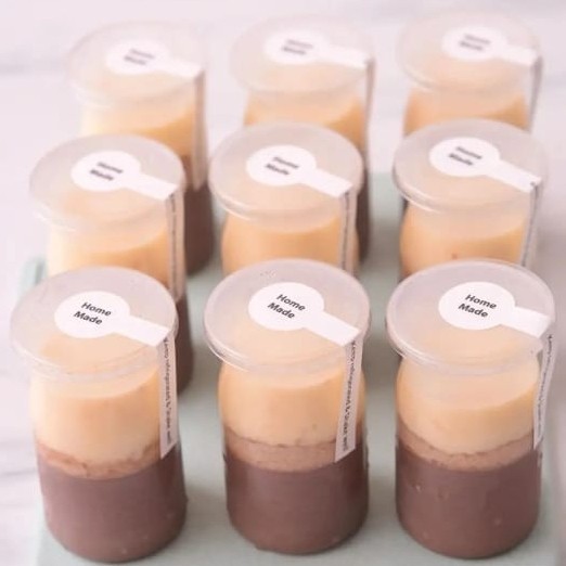 

}}}}}}] JELLY CUP CH 90 CUP PUDING PUDDING JELLY PLASTIK ADA TUTUPNYA DESSERT