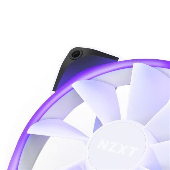 New Nzxt Aer Rgb 2 White Edition Single Pack 140Mm / Fan Casing 14Cm Gratis Ongkir