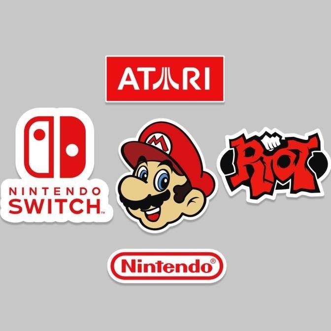 STIKER PACK 16pcs GAME LAPTOP AKSESORIS HP ANTI AIR MOTIFHELM