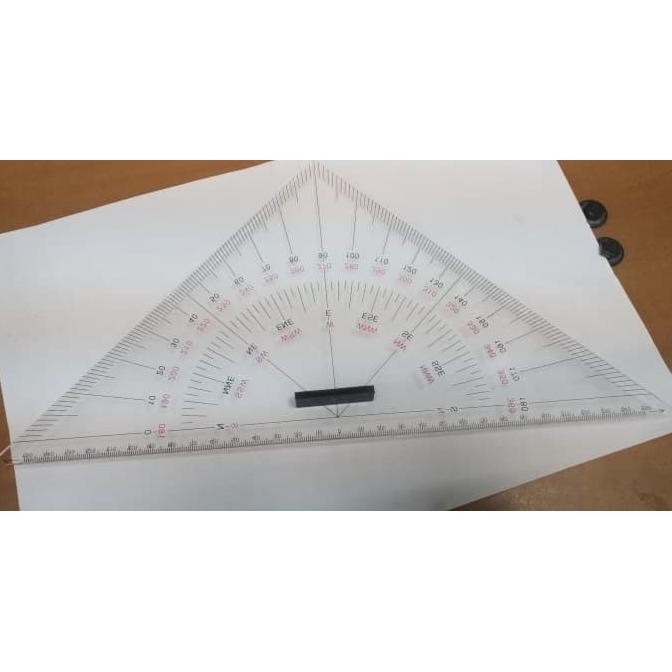 

segitiga navigasi kapal 300mm mistar,nautical triangle navigational