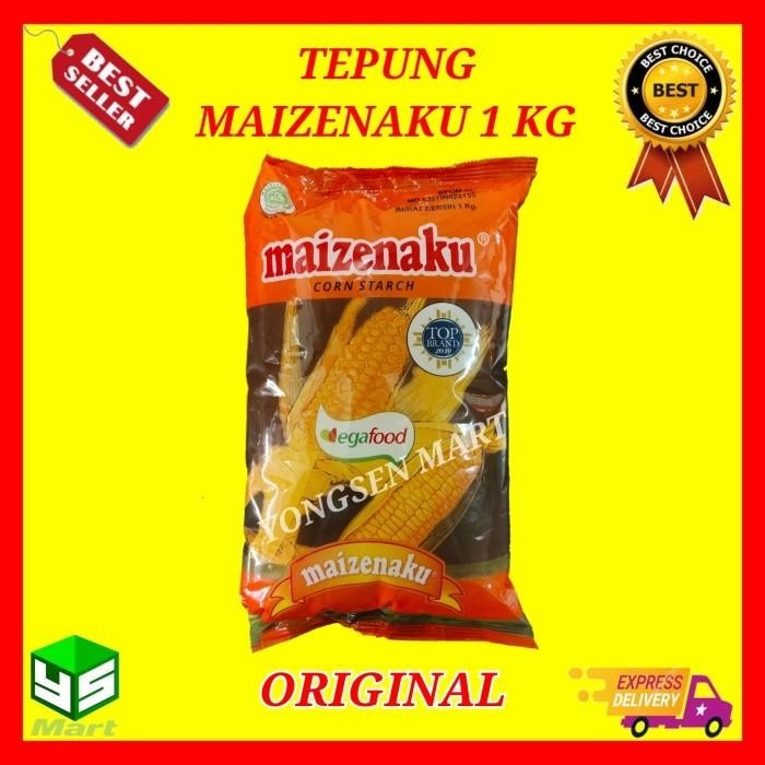 

Tepung Maizenaku 1Kg , Pati Jagung Corn Starch Maizena 1 Kg 1 Kilo 080