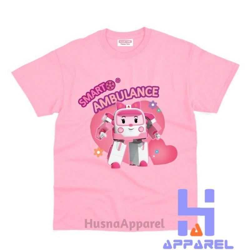 Baju Anak Kaos Anak Robocar Poli
