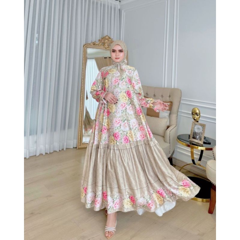 SHELLA SAUKIA | GAMIS BY SHELLA SAUKIA ORIGINAL PRODUK | GAMIS MODERN | GAMIS MUSLIMAH | GAMIS NYAMA