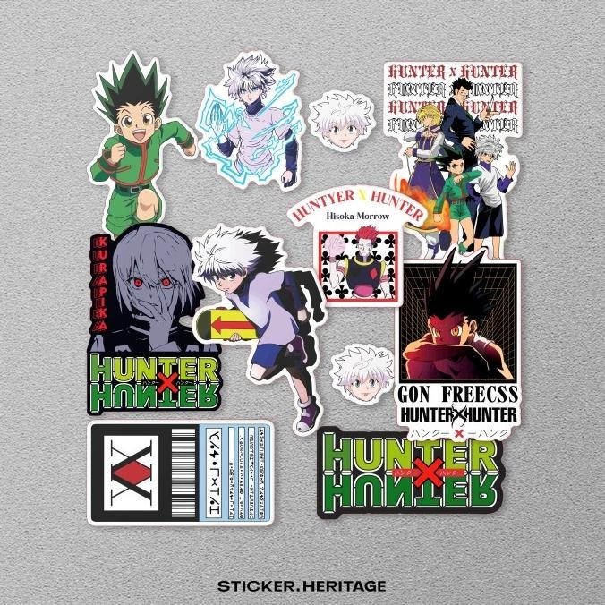 

STICKER PACK HUNTERXHUNTER SERIES - STICKER TUMBLR MOTOR JOURN SKIA OFFICIAL