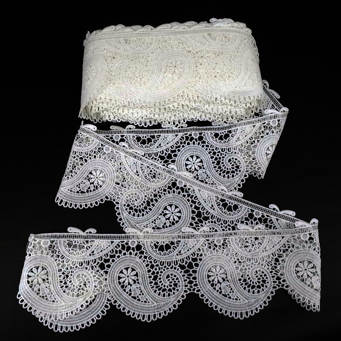 

Torenda Renda Giver Putih corak Bunga-White Flower /(Meter)-KI5229620B