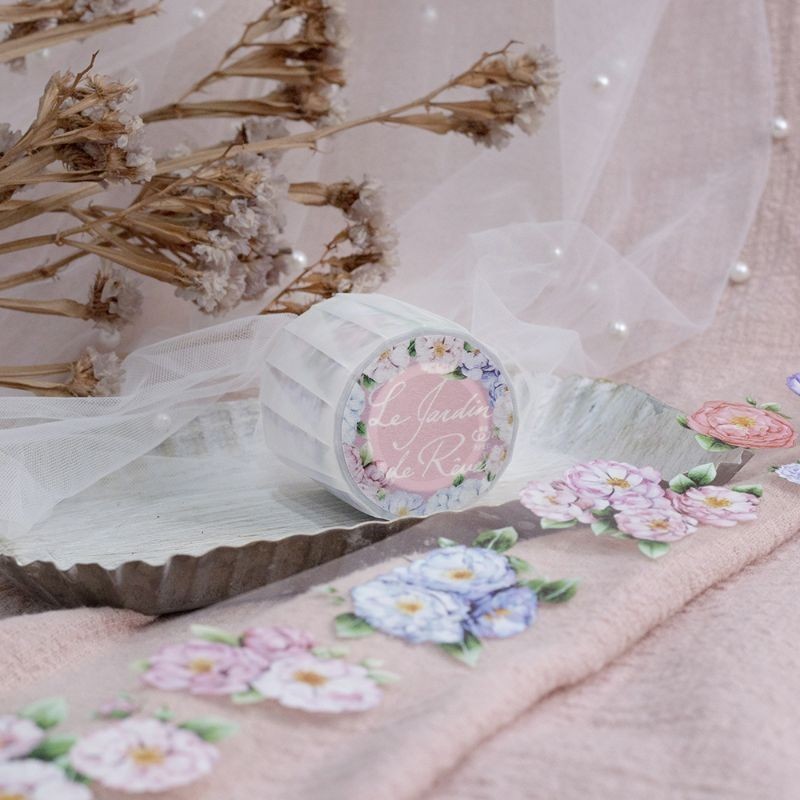 

Loi Design - Le Jardin de Rêves - 5cm Clear (Glossy) PET, Washi Tape (SAMPLE)