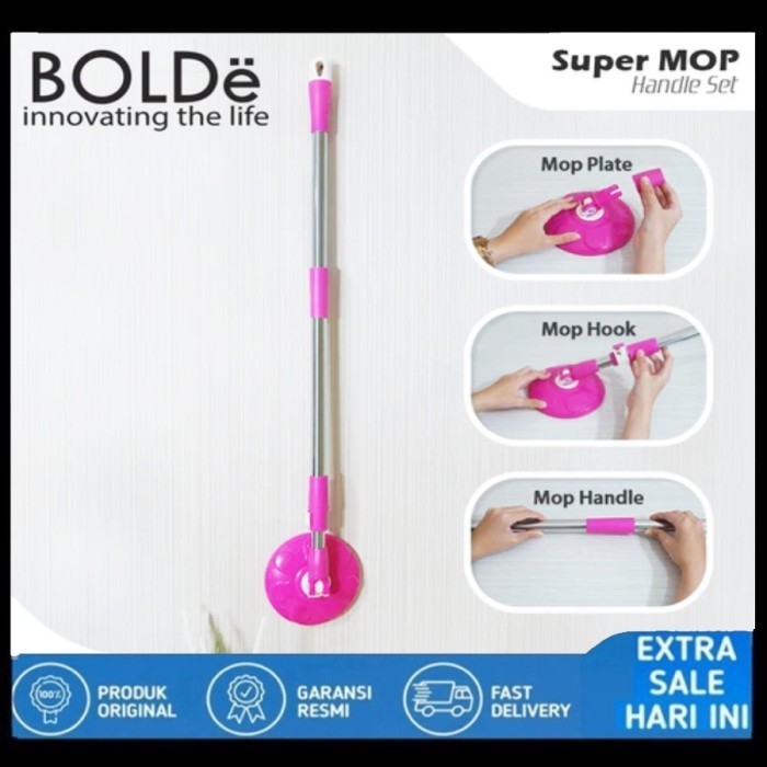 BOLDE HANDLE SET Super mop Original 100% Bolde