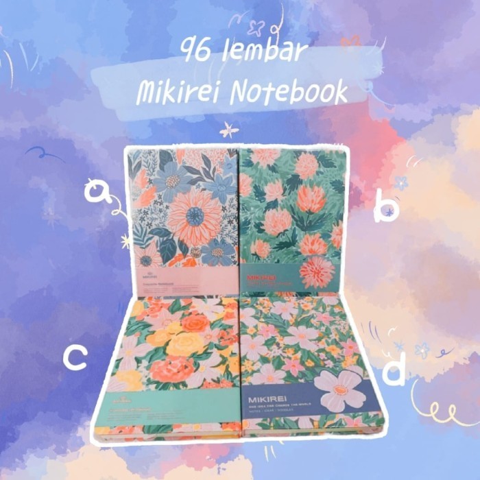 

Trendi Buku Tulis Karet Catatan Bergaris Notebook A5 Flower Note Book Diary Gilaa!!!
