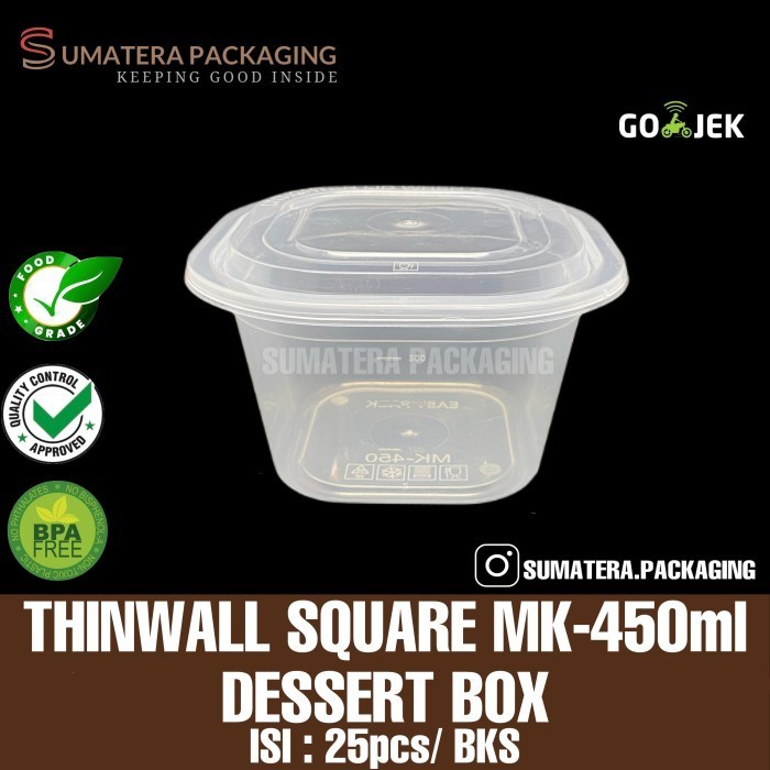 

:>:>:>:>] Thinwall SQ 450ml isi 25pcs MK 450 easypack dessert medan grosir LK