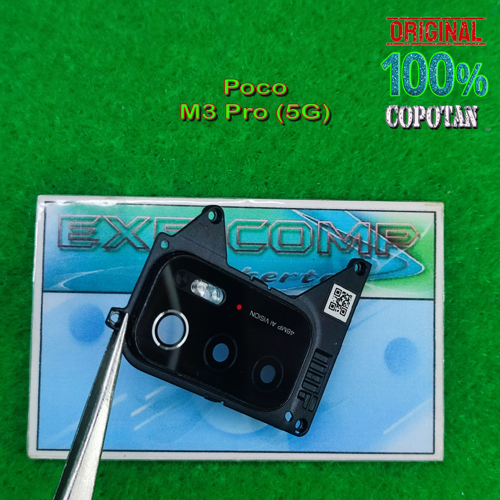 Xiaomi Poco M3 Pro (5G) Frame lensa / ring kaca kamera belakang original copotan | eXe Comp
