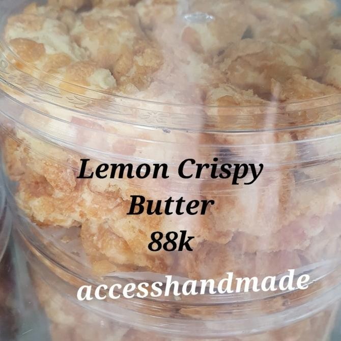 

New Kue Kering Lemon Crispy Cookie Fresh Pesanan Hampers Cny Natal Lebaran Pengiriman Cepat