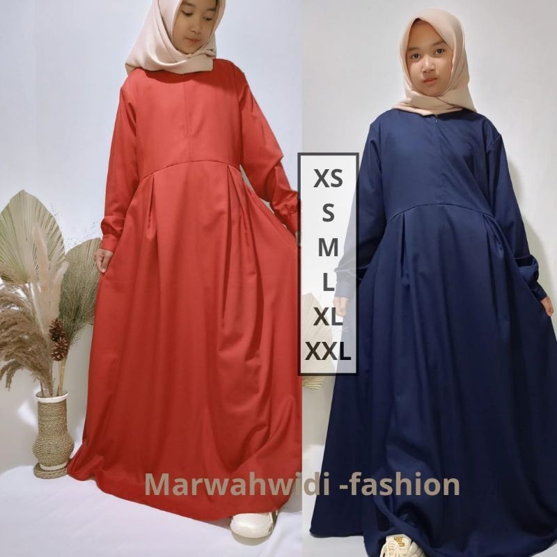 Baju Gamis Dewasa bahan katun toyobo fodu