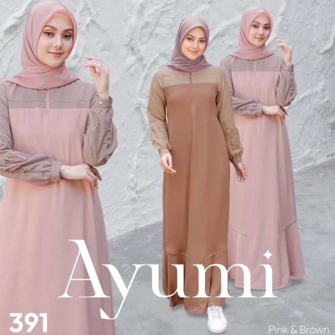 New Gamis Ethica Ayumi 391 Stok Terbatas