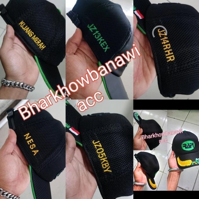 Recomend RAPI OVAL BORDIR NAMA DAN CALLSIGN 