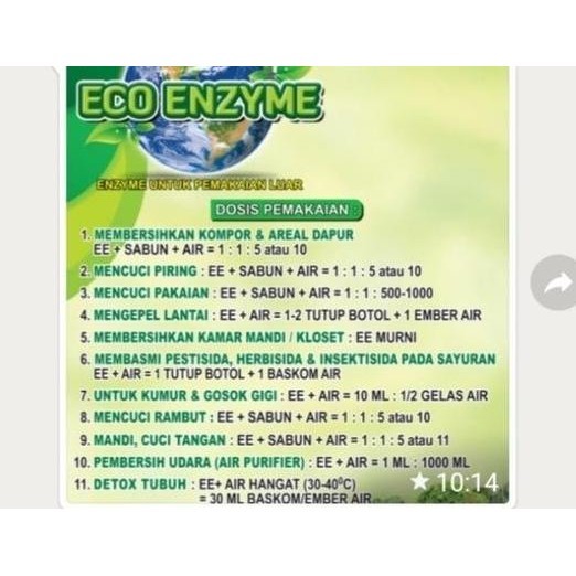 

Terbaru! Eco Enzym 1000ml !