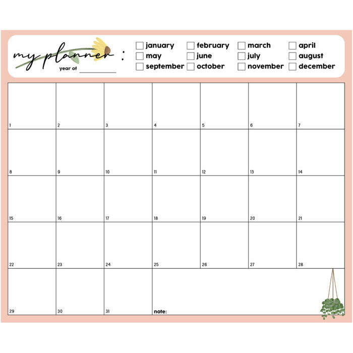 

Produk Unggulan Floral Planner Board Sale!!!