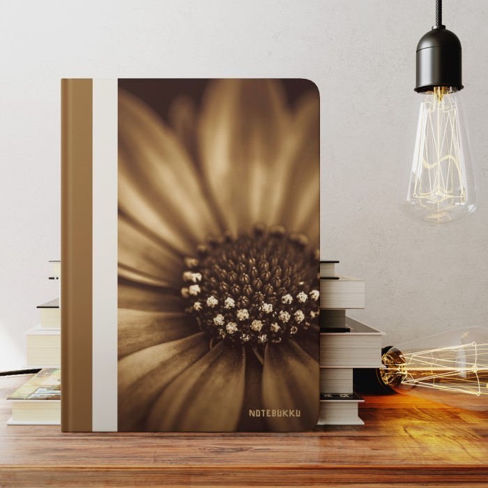 

Terbatas Notebook A5 / Journal Book /Agenda Hardcover Notebukku Flower Bagus