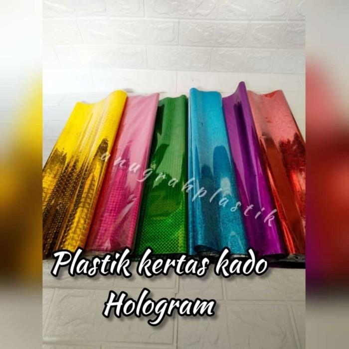 

cusss order] Platik Kertas Kado Hologram / plastik souvenir / plastik lembaran