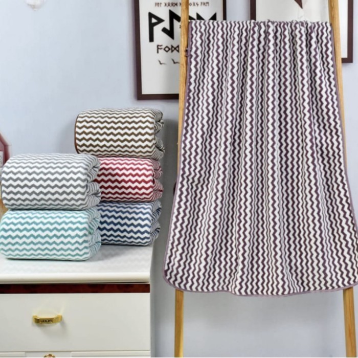 %$%$%$%$] Handuk Towel Joy Life microfiber Ukuran 70x140cm Jumbo Halus Lembut