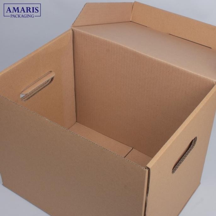 

Kardus Die Cut Kotak Arsip / Box File (Uk. 34 X 25 X 26Cm) Isi 5 Pcs