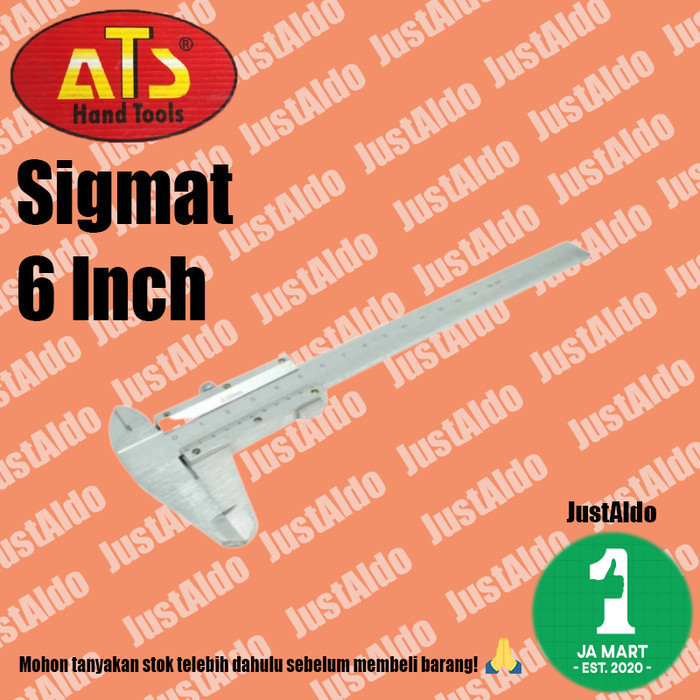 Terlaris Zigmat Sigmat 6 Inch Jangka Sorong Sektmat XP Tool SALE