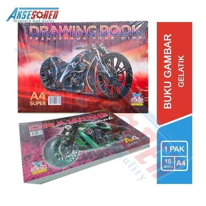 

Sale Buku Gambar A4 Gelatik Drawing Book [1 Pack/10 Buku/8 Lembar] Hemat