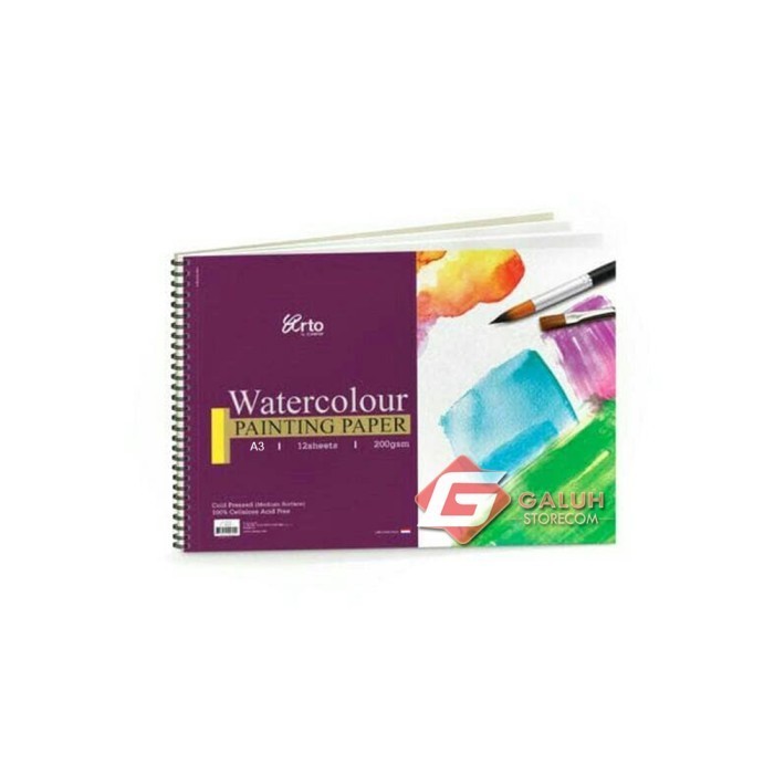

Dijual Arto Watercolour Paper A3 Wire O 200 Gsm Limited