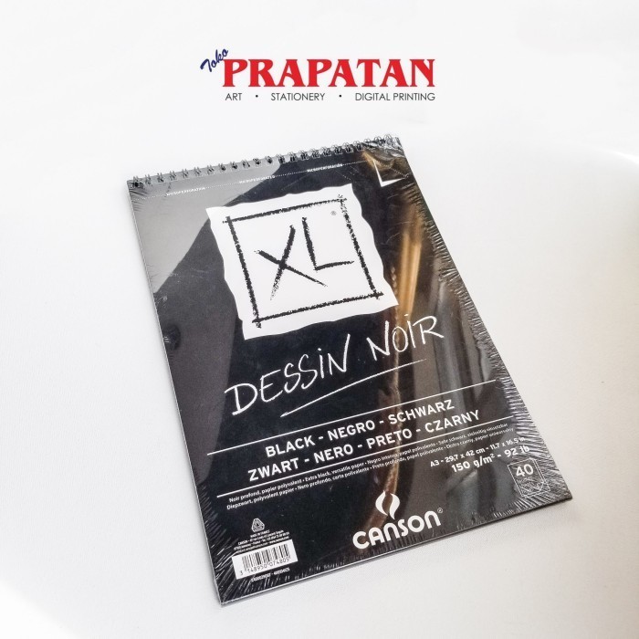 

Trendi Canson Xl Dessin Noir A3 Extra Black / Black Drawing Pad Promo