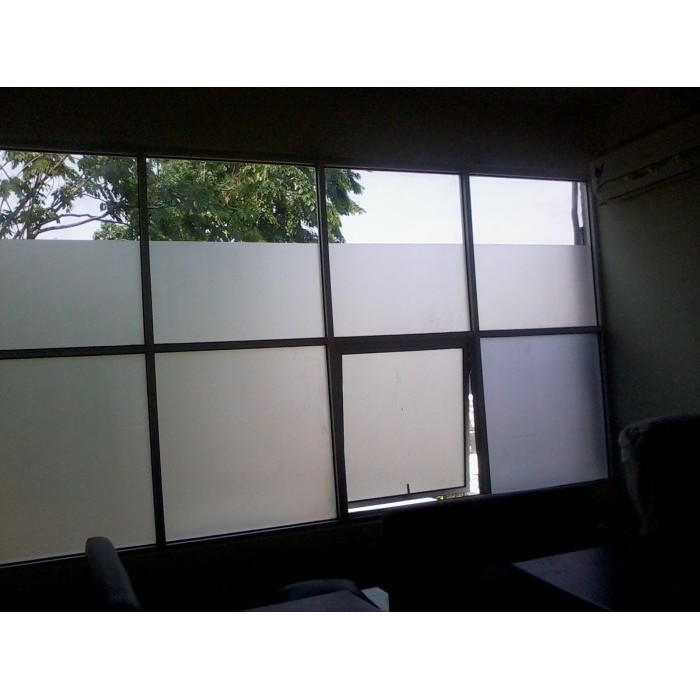Terbaru Kaca Jendela Sandblast Clear 6Mm Tempered Produk Asahi (Minat Chats) Promo Terlaris
