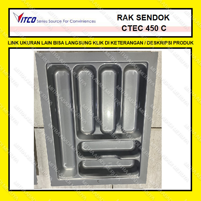 Terbaru Rak Sendok Laci Vitco Ctec 450 C Laci Sendok Promo Terlaris