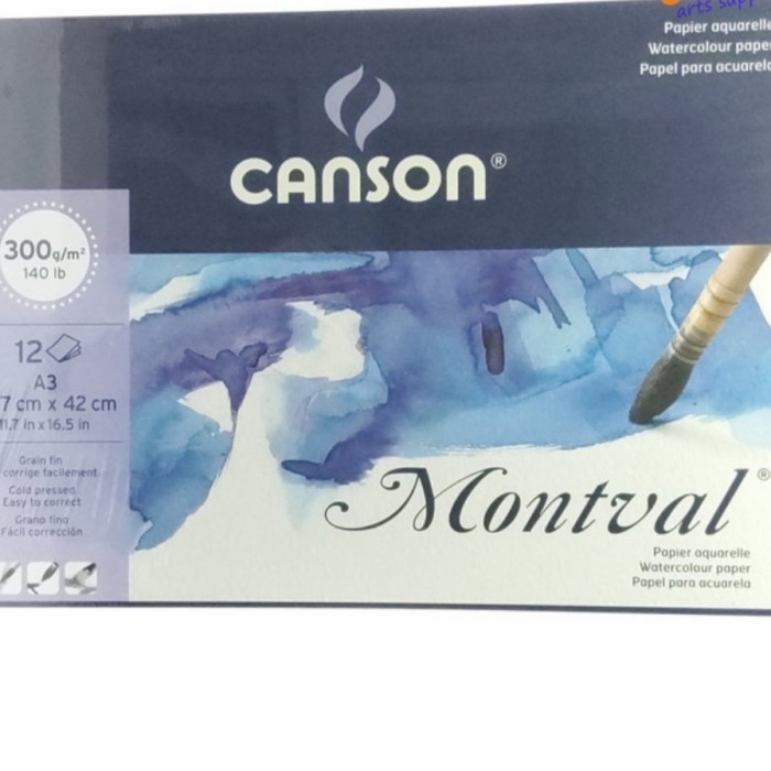 

Dijual Canson Montval A3 300 Gsm- 12 Sheets Murah